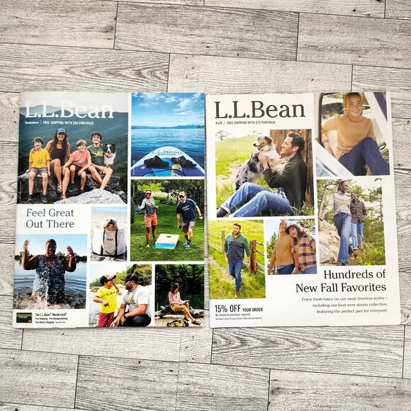 LL Bean Catalog Lot of 2 - 2023 Fall Summer - LOOKBOOK Reference Back Issues - Picture 2 of 7